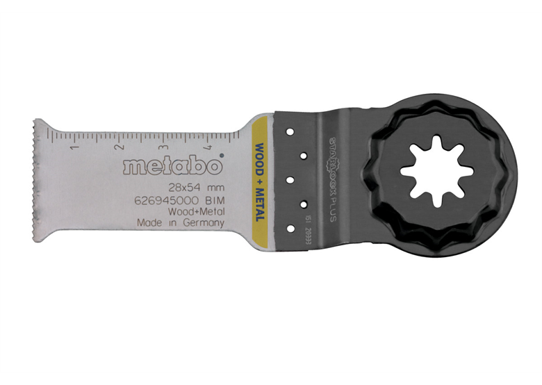 Piła do cięcia wgłębnego Starlock Plus drewno/metal, BiM, 28x54mm Metabo 626945000
