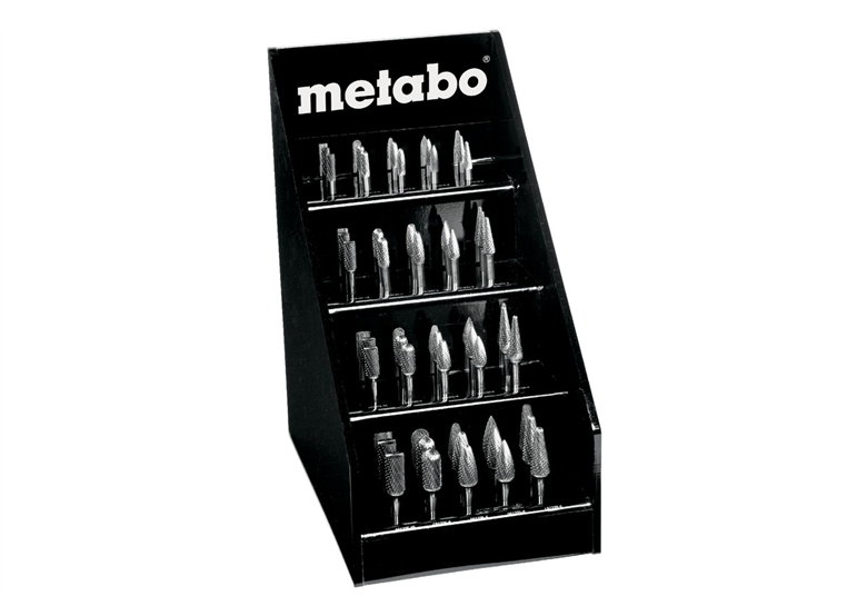 Zestaw frezów z węglików spiekanych w opakowaniu typu display, 40 części Metabo 628405000