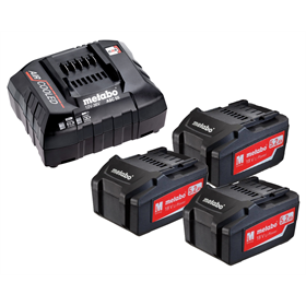 Zestaw 3 akumulatorów 18V Li-Ion 5.2Ah i ładowarki ASC 30-36V Metabo 685048000