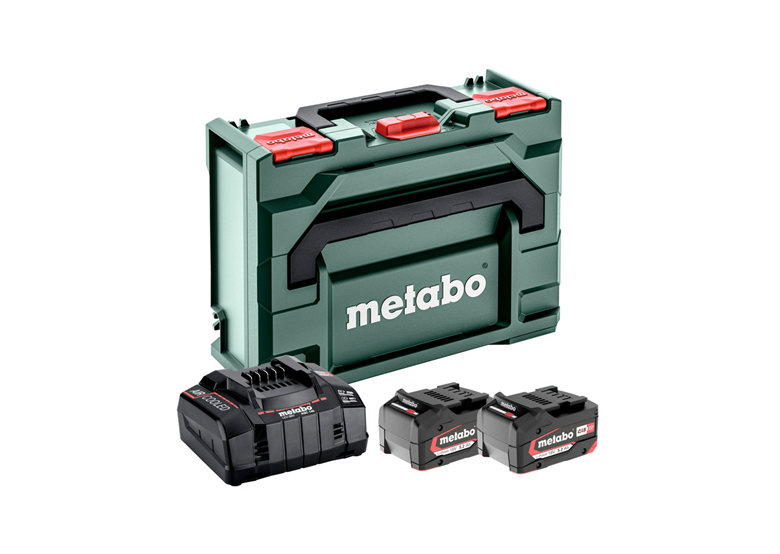 Zestaw 2 akumulatorów 18V Li-Power 5.2Ah z ładowarką ASC 30-36V w MetaLoc Metabo 685065000