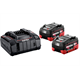 Zestaw: 2 akumulatory LiHD 18 V / 5,5 Ah + ładowarka ASC 145 Metabo 685122000