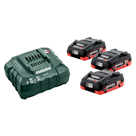 Zestaw 3 akumulatorów 18V LiHD 4.0Ah z ładowarką ASC 30-36V Metabo 685132000