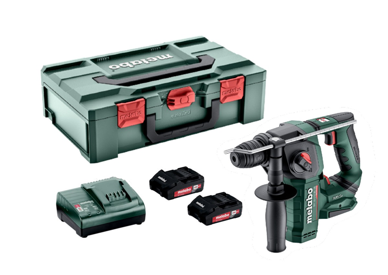 Młot udarowo-obrotowy Metabo BH 18 LTX BL 16 2x2.0Ah