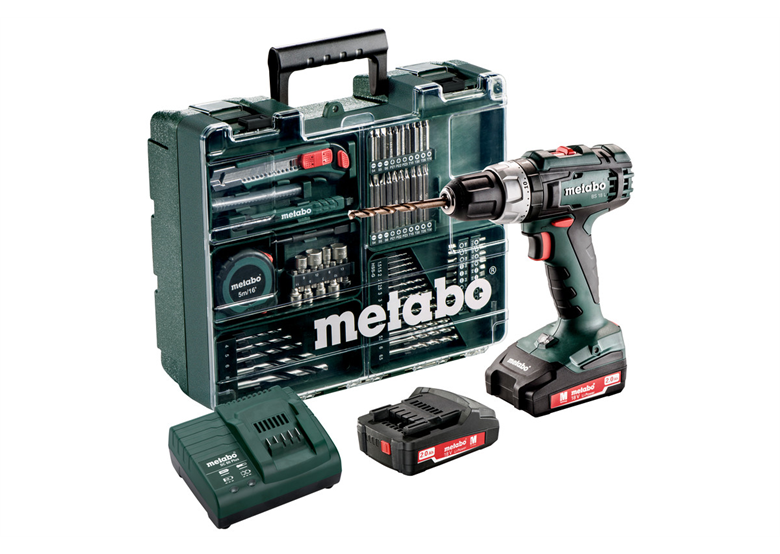 Wiertarko-wkrętarka z akcesoriami Metabo BS 18 L Set