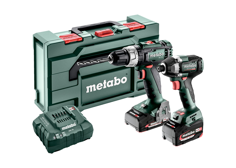 Zestaw elektronarzędzi 18V Metabo CAS BS 18 L/SSD 18 LT 200 BL 1x4.0Ah, 1x2.0Ah