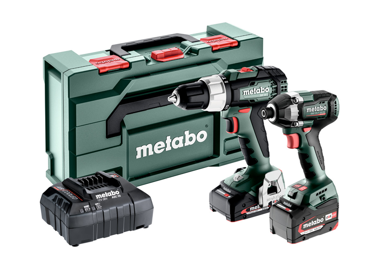 Zestaw elektronarzędzi 18V Metabo CAS BS 18 L/SSD 18 LT 200 BL 1x4.0Ah, 1x2.0Ah