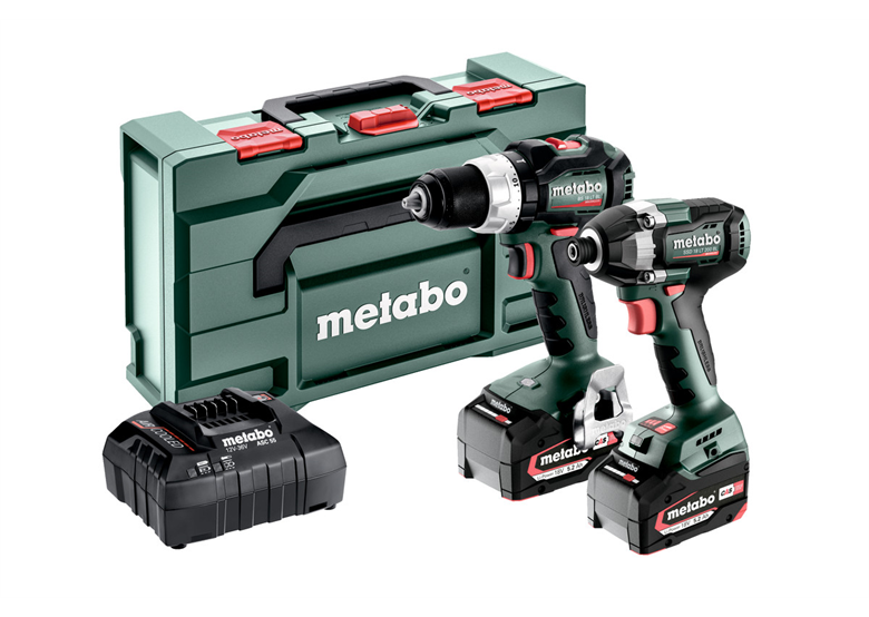 Zestaw elektronarzędzi 18V Metabo CAS BS 18 LT BL/SSD 18 LT 200 BL 2x5.2Ah