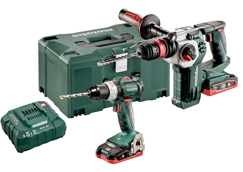 Zestaw elektronarzędzi 18V Metabo CAS Combo Set 2.3.6 2x3.5Ah