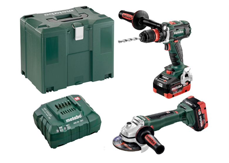 Zestaw elektronarzędzi 18V Metabo CAS Combo Set 2.4.5 2x5.5Ah