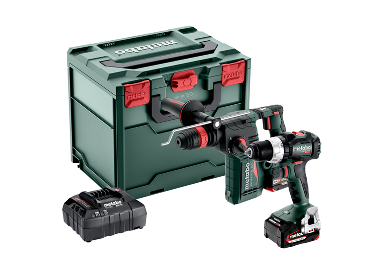 Zestaw elektronarzędzi 18V Metabo CAS Combo Set 2.4.8 2x 5.2Ah