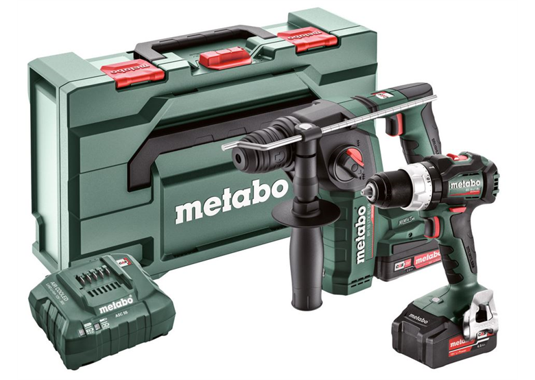 Zestaw elektronarzędzi 18V Metabo CAS Combo Set 2.5.2 1x4.0Ah, 1x2.0Ah