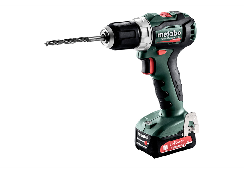 Wiertarko-wkrętarka Metabo PowerMaxx BS 12 BL 2x2.0Ah
