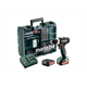 Wiertarko-wkrętarka z osprzętem 63szt. Metabo PowerMaxx BS 12 Set