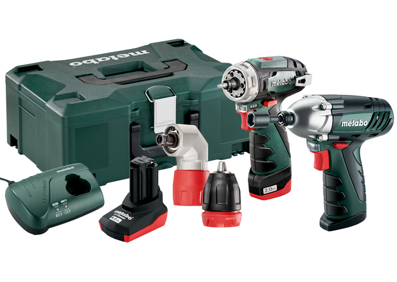 Zestaw elektronarzędzi 10.8V Metabo PowerMaxx Combo Set 2.1 10.8V Quick Pro 1x4.0Ah, 1x2.0Ah