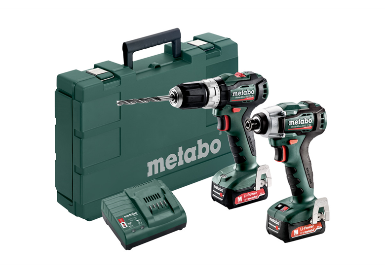 Zestaw elektronarzędzi 12V Metabo PowerMaxx Combo Set 2.7.5 2x2.0Ah