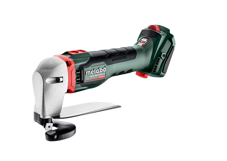 Akumulatorowe nożyce do cięcia blachy Metabo SCV 18 LTX BL 1.6