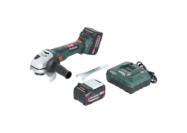 Szlifierka kątowa Metabo W 18 LT BL 11-125 2x4.0Ah