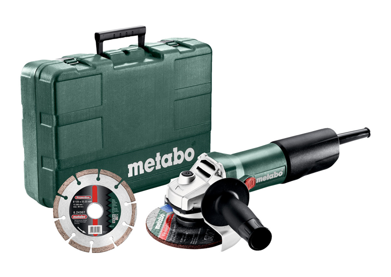 Szlifierka kątowa Metabo W 850-125 Set