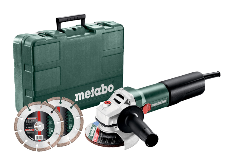 Szlifierka kątowa Metabo WEQ 1400-125 Set