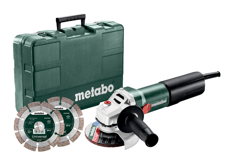 Szlifierka kątowa Metabo WEQ 1400-125 Set