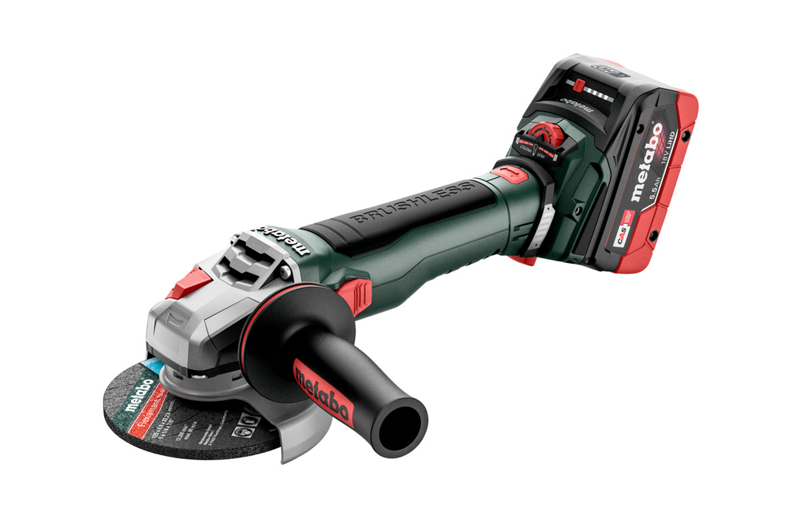 Szlifierka kątowa Metabo WVB 18 LT BL 11-125 Quick 2x5.5Ah | Narzedzia.pl