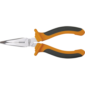 Szczypce wydłużone wygięte 200mm Neo 01-016