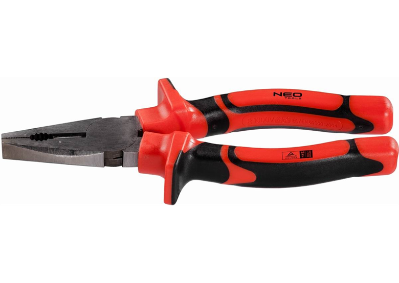 Szczypce uniwersalne 180mm VDE, crv, polerowane Neo 01-061