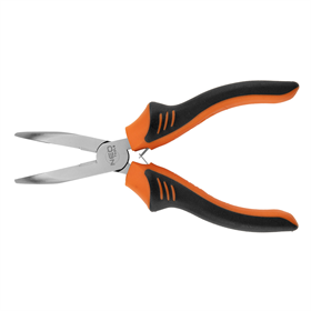 Szczypce wydłużone wygięte 180mm Neo 01-255