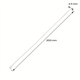 Opaski zaciskowe 2.5x200mm, 100szt., białe Neo 01-601