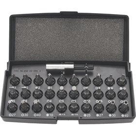 Końcówki wkrętakowe z uchwytem, zestaw 30szt. Neo 06-103