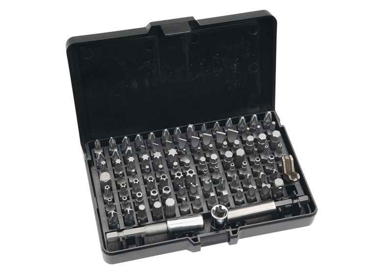 Końcówki wkrętakowe z uchwytem, zestaw 99 szt. Neo 06-104