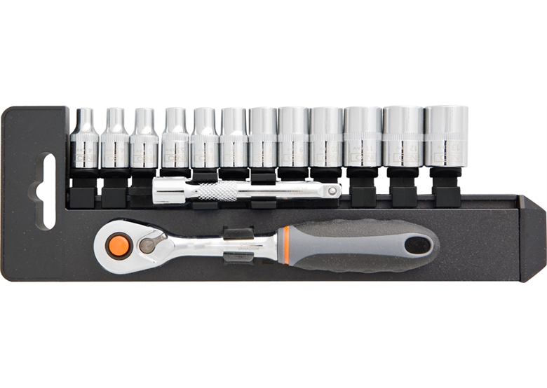 Klucze nasadowe 1/4", zestaw 14szt. Neo 08-652