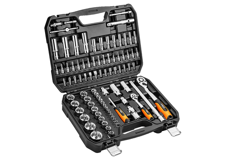 Klucze nasadowe 1/2", 1/4" (86szt.) Neo 08-664