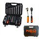 Zestaw narzędzi 1/2", 1/4" (82szt.) Neo 08-672