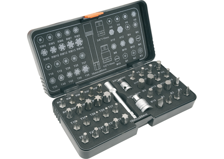 Końcówki wkrętakowe, zestaw 39 szt. Neo 08-702