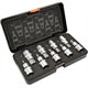 Końcówki Hex na nasadce 1/2", zestaw 9 elementów Neo 08-705