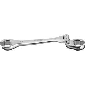 Klucz oczkowy półotwarty z przegubem 14mm Neo 09-248