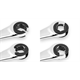 Klucz płasko-oczkowy rozcięty z grzechotką 8 mm Neo 09-255