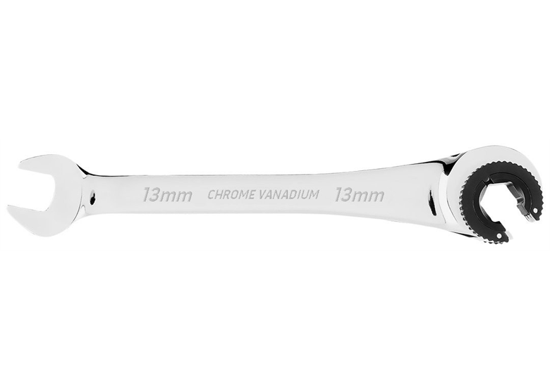 Klucz płasko-oczkowy rozcięty z grzechotką 13 mm Neo 09-260