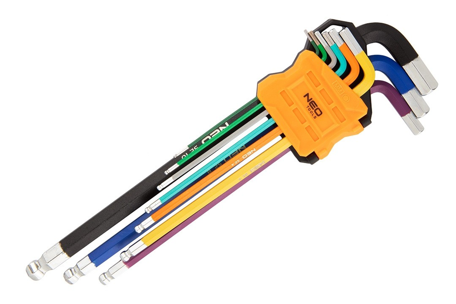 Klucze imbusowe hex z kulką 9szt. Neo 09-512 | Narzedzia.pl