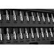 Klucze nasadowe, 1/4”, CrV, zestaw 46szt. Neo 10-004