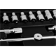 Klucze nasadowe, 1/4”, CrV, zestaw 46szt. Neo 10-004