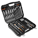 Klucze nasadowe CRV 1/2",  3/8",  1/4",  zestaw 219 elementów Neo 10-076