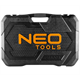Klucze nasadowe 1/2", 3/8", 1/4", zestaw 233 elementów Neo 10-078