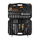 Klucze nasadowe 1/2", 3/8", 1/4", zestaw 233 elementów Neo 10-078