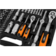 Klucze nasadowe 1/2", 1/4",  zestaw 110 elementów Neo 10-211