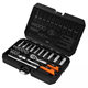 Klucze nasadowe, 1/4”, CrV, zestaw 23szt. Neo 10-231