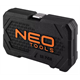 Klucze nasadowe, 1/4”, CrV, zestaw 23szt. Neo 10-231
