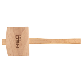 Młotek drewniany 660g, 140x110x50mm Neo 25-078