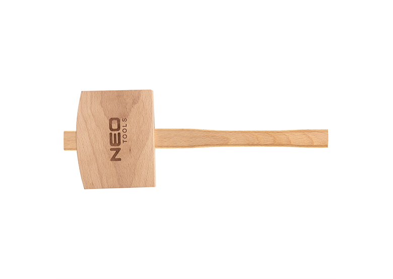Młotek drewniany 660g, 140x110x50mm Neo 25-078